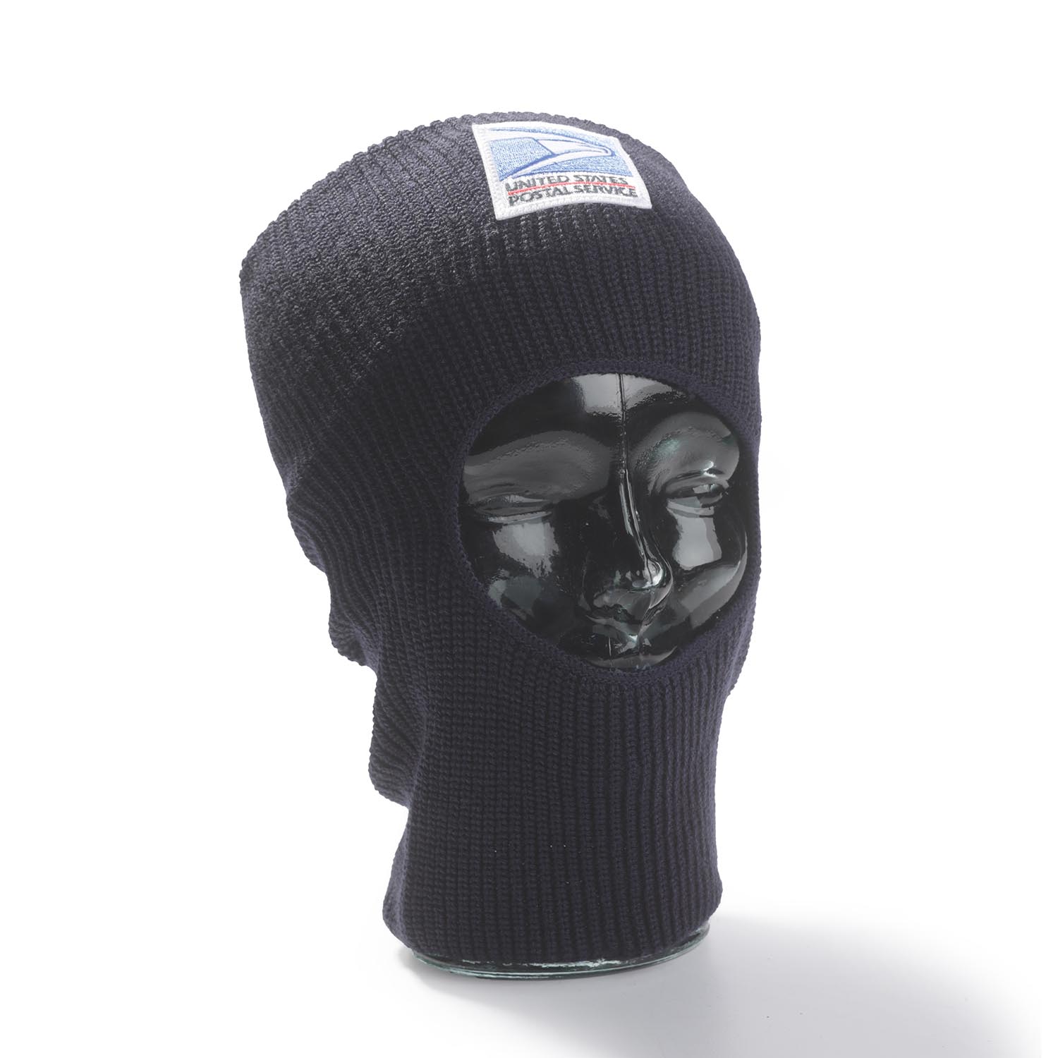 Knit Postal Cap with Face Mask for Letter Carriers and Motor